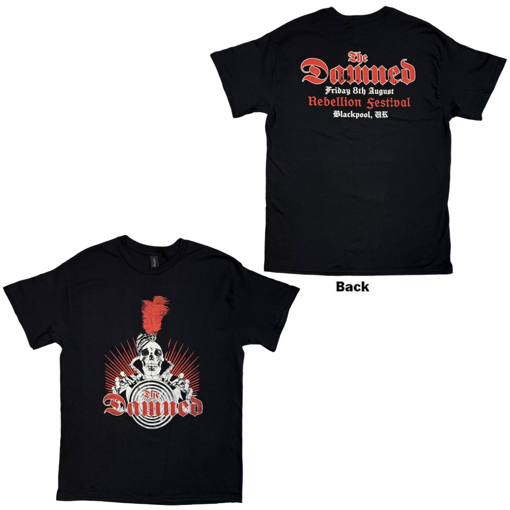 The Damned - Skeleton/Rebellion Festival 25 Tshirt Homme - Noir